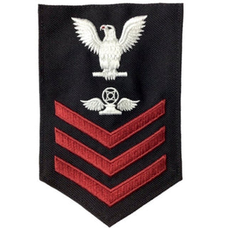 NAVY Men's E4-E6 Rating Badge: Air Traffic Controller - Blue