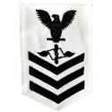 NAVY Women's E4-E6 Rating Badge: Aviation Maintenance Administrationman - White