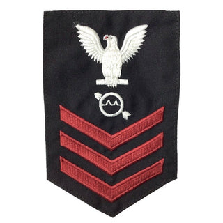 NAVY Men's E4-E6 Rating Badge: Operations Specialist - Blue