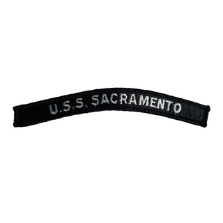 NAVY UIM Rocker: U.S.S. Sacramento
