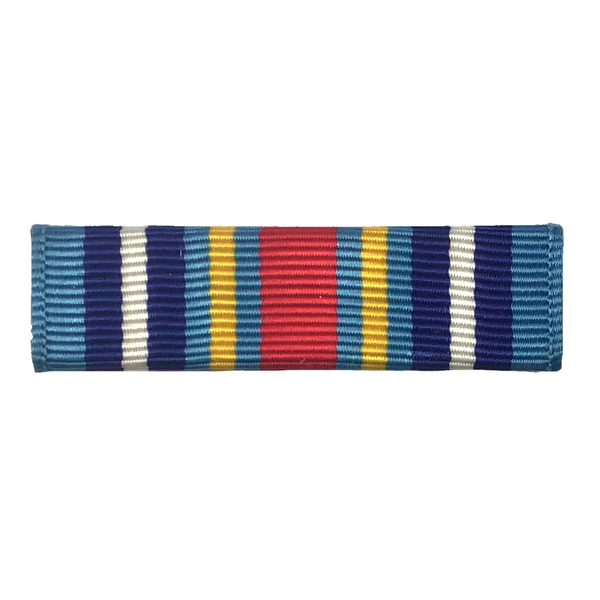 US Armed Forces Military Ribbon - Global War On Terrorism Expeditionary Medal (GWOTE).  - Measurements: 1-3/8" wide x 1/4" high - Sold individually. - Condition: Good, pre-owned/gently used unless marked as NEW. - Ribbon mounting bars sold separately.