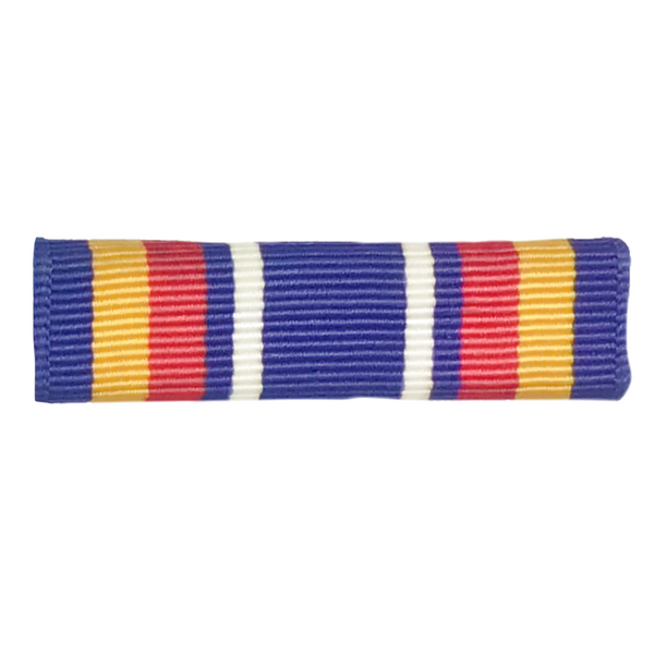 US Armed Forces Military Ribbon - Global War on Terrorism Service Medal (GWOTS).  - Measurements: 1-3/8" wide x 1/4" high - Sold individually. - Condition: Good, pre-owned/gently used unless marked as NEW. - Ribbon mounting bars sold separately.