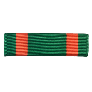 US Armed Forces Military Ribbon - Navy Achievement.  - Measurements: 1-3/8" wide x 1/4" high - Sold individually. - Condition: Good, pre-owned/gently used unless marked as NEW. - Ribbon mounting bars sold separately.