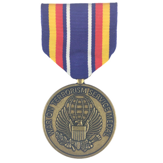 U.S. Military Armed Forces Medal for the Global War on Terrorism Service Award (GWOTS). Regulation Full Size