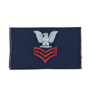 NAVY Coverall Collar Device - E6 Red
