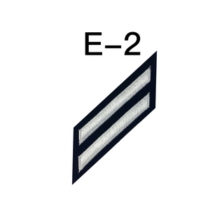 NAVY E2-E3 Combo Rating Badge: Ship's Serviceman - Blue