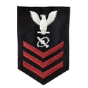 NAVY Men's E4-E6 Rating Badge: Missile Technician- Blue