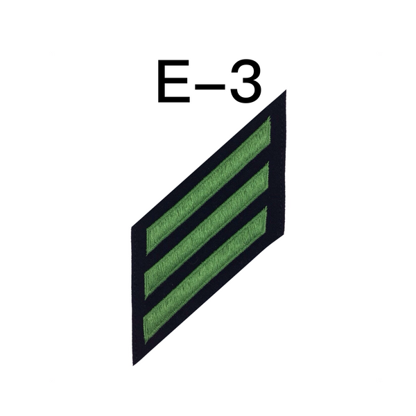 NAVY E2-E3 Combo Rating Badge: Aviation Structural Mechanic - Blue