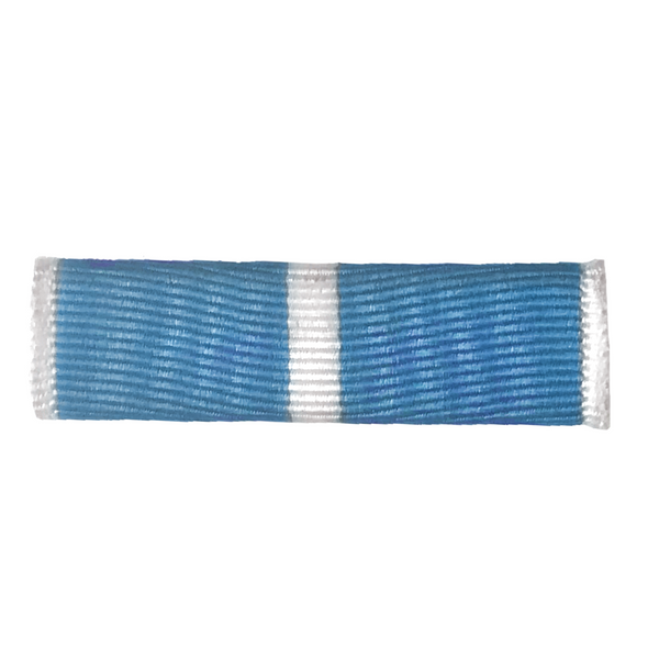 US Armed Forces Military Ribbon - Korean Service Medal (KSM).  - Measurements: 1-3/8" wide x 1/4" high - Sold individually. - Condition: Good, pre-owned/gently used unless marked as NEW. - Ribbon mounting bars sold separately.