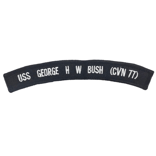 NAVY UIM Rocker: U.S.S. George H W Bush (CVN 77)