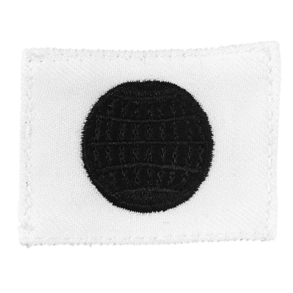 NAVY Rating Badge: Striker Mark for Electrician's Mate - White