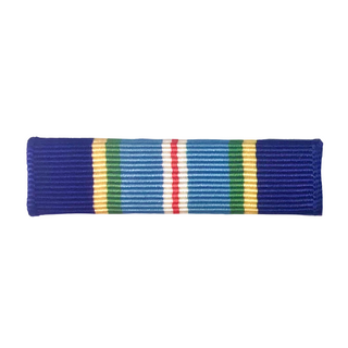 US Armed Forces Military Ribbon - Coast Guard Special Operations Service (CGSOR).  - Measurements: 1-3/8" wide x 1/4" high - Sold individually. - Condition: Good, pre-owned/gently used unless marked as NEW. - Ribbon mounting bars sold separately.