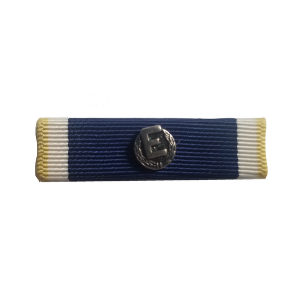 US Armed Forces Military Ribbon - Navy E for Efficiency with wreathed "E" device