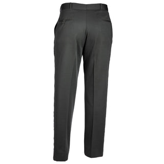 AS-IS NAVY Men's NSU Trousers - Athletic Fit. US NAVY Men's SU (Service Uniform) Trousers in Athletic Fit. Athletic Fit Pants have a relaxed fit through the thigh, hip and seat area; with a straight leg from knee to hem. Features fore and aft creases, belt loops, zippered front closure, 2 side and 2 back pockets. Genuine, Official Military Navy Service Uniform (NSU). Black Polyester/Wool. Made in U.S.A.