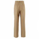 NAVY Women's Slacks in Khaki CNT. US Navy Female Khaki Certified Navy Twill Pants. These slacks are the retired style for USN Officer & (CPO) Chief Petty Officer Service Khaki uniforms. Tan Khaki 100% Polyester (Certified Navy Twill). Official Military Issue Uniform. Made in U.S.A.