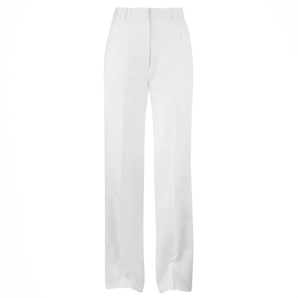 AS-IS Condition NAVY Women's Summer White CNT Trousers. US NAVY Female Service Summer White Belted Pants in Certified Navy Twill for Naval Officers & Chief Petty Officers. These slacks are worn with the USN Women's Service Officer/CPO Summer White CNT Shirt. Genuine, Official US Military Navy Uniform. White 100% Polyester (Certified Navy Twill). Made in U.S.A.
