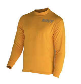 AS-IS NAVY PT Yellow Long Sleeve T-Shirt - New Balance