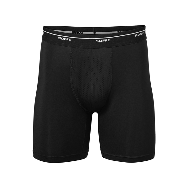 Soffe Men s Compression Boxer Brief Black Uniform Trading Company