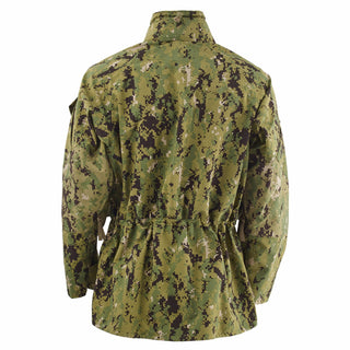 US navy working uniform aor 2 digital camouflage fabric texture background, Stock image