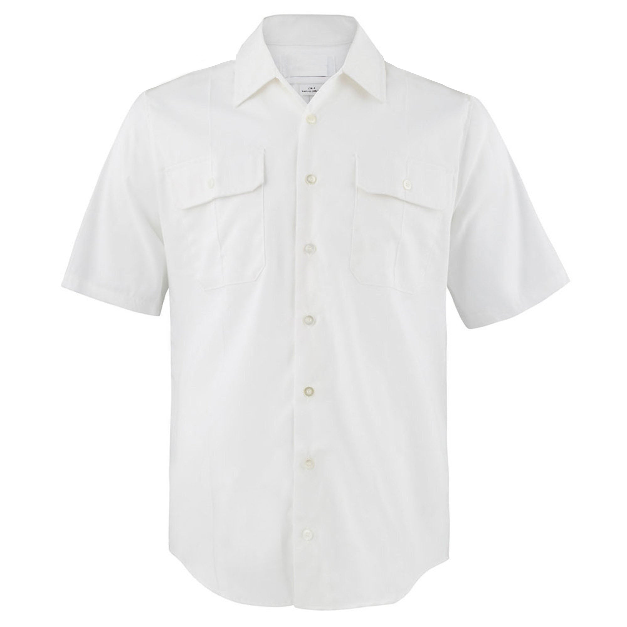 U.S. NAVY Men Tropical Summer White Cotton Poplin Shirt Naval Uniform ...